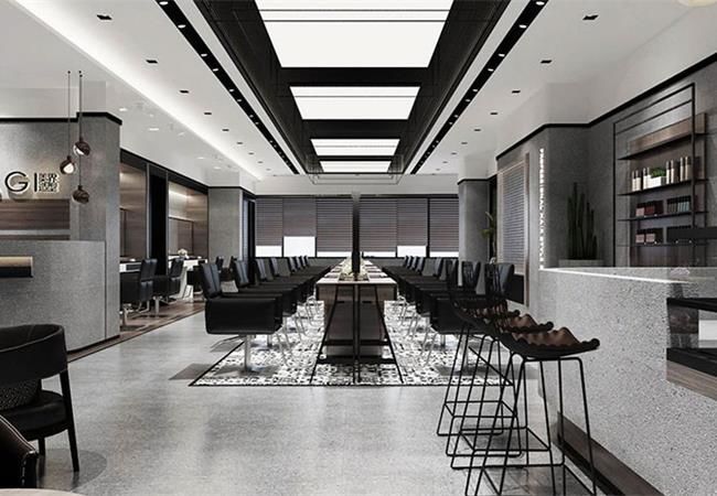 創意美發店裝修設計效果圖，演繹時尚空間藝術