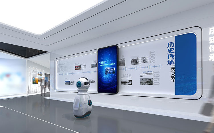 企業展廳裝修設計效果圖