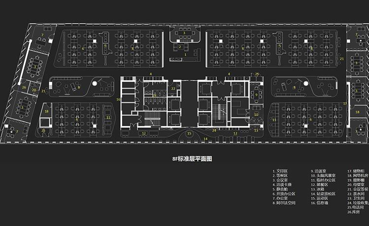 合肥卓創裝飾為您分析整層辦公樓設計方案